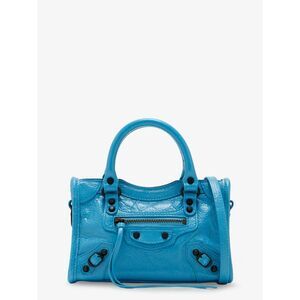 Balenciaga Women Le City Nano Leather Crossbody Bag